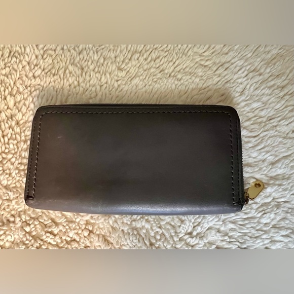 Cole Haan Continental Leather Zip Around Wallet - Picture 6 of 6